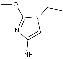 1-ethyl-2-methoxy-1H-imidazol-4-amine Struktur