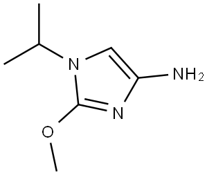 1-isopropyl-2-methoxy-1H-imidazol-4-amine Struktur