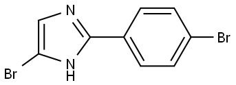 4-bromo-2-(4-bromophenyl)-1H-imidazole Struktur