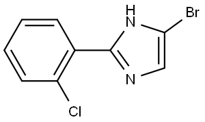 4-bromo-2-(2-chlorophenyl)-1H-imidazole Struktur