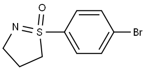 3H-1λ4-Isothiazole, 1-(4-bromophenyl)-4,5-dihydro-, 1-oxide Struktur