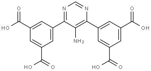 5,5'-(5-aminopyrimidine-4,6-diyl)diisophthalic acid