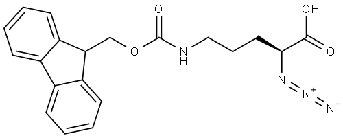 Nα-Azido-Nδ-Fmoc-L-Ornithine,≥99%(HPLC) Struktur