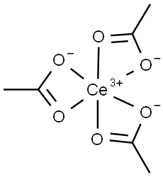 Cerium(Iii) Acetate Sesquihydrate Struktur