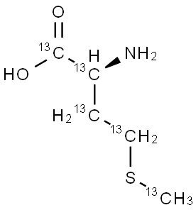 L-Methionine-13C5 Struktur