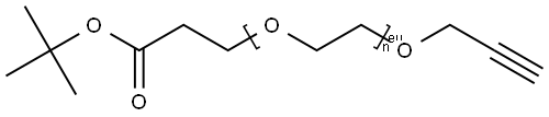 Propargyl-PEG14-t-butyl ester Struktur