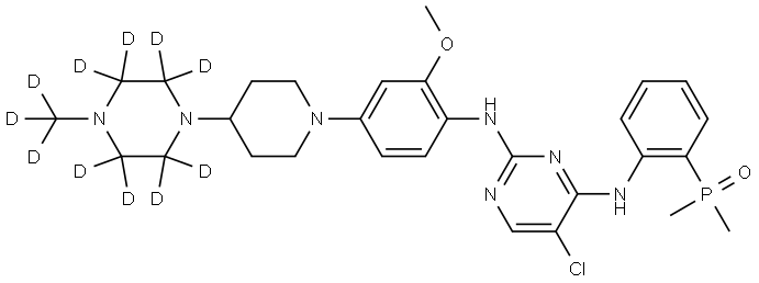 Brigatinib D11 Struktur