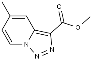 Methyl 5-methyl[1,2,3]triazolo[1,5-a]pyridine-3-carboxylate Struktur