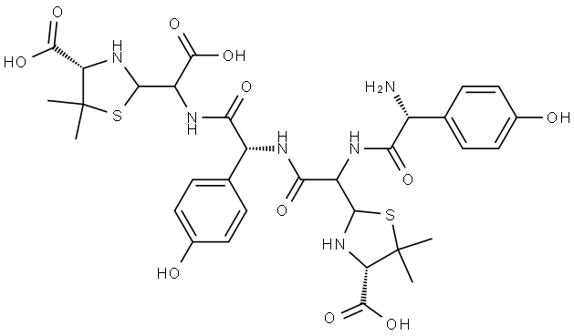 Amoxicillin Impurity 33 Struktur