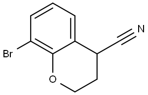 8-bromochromane-4-carbonitrile Struktur