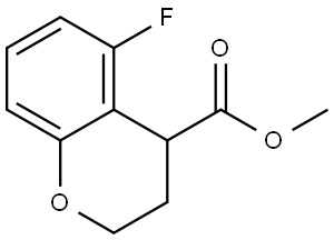 methyl 5-fluorochroman-4-carboxylate Struktur