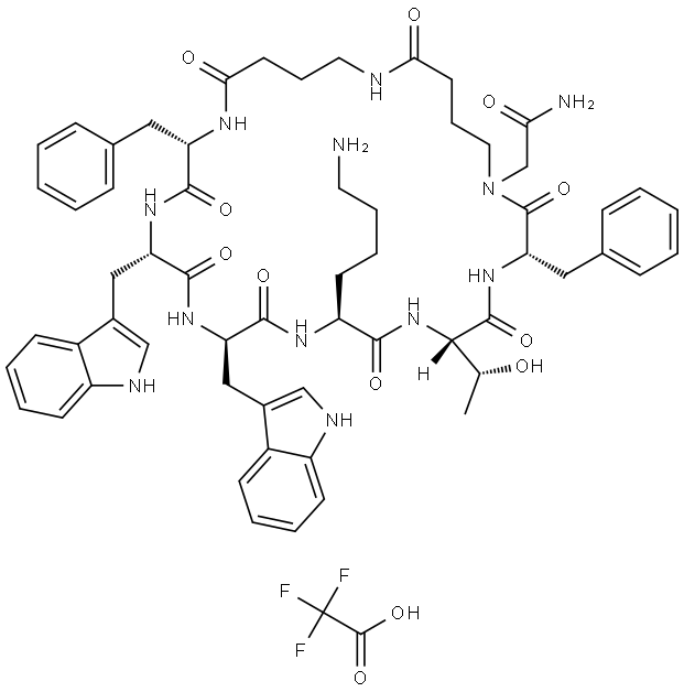 Veldoreotide Struktur