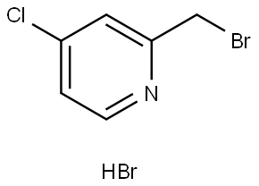 2-(bromomethyl)-4-chloropyridine hydrobromide Struktur