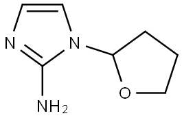 1-(tetrahydrofuran-2-yl)-1H-imidazol-2-amine Struktur