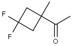 Ethanone, 1-(3,3-difluoro-1-methylcyclobutyl)- Struktur