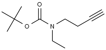 丁-3-炔-1-基(乙基)氨基甲酸叔丁酯, 2161538-54-9, 結(jié)構(gòu)式