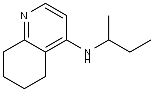 5,6,7,8-Tetrahydro-N-(1-methylpropyl)-4-quinolinamine Struktur