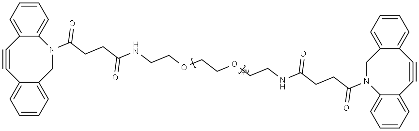 Bis-DBCO-PEG4 Struktur