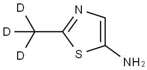 2-(methyl-d3)thiazol-5-amine Struktur