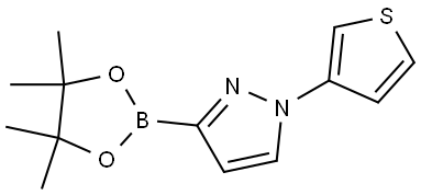 1-(3-Thienyl)-1H-pyrazole-3-boronic acid pinacol ester Struktur