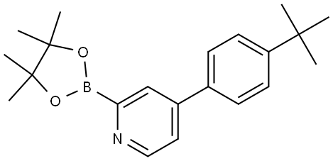 4-(4-tert-Butylphenyl)pyridine-2-boronic acid pinacol ester Struktur