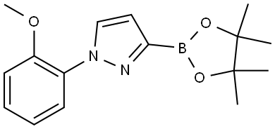 1-(2-Methoxyphenyl)-1H-pyrazole-3-boronic acid pinacol ester Struktur