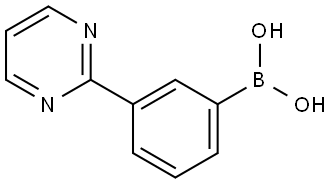 3-(Pyrimidin-2-yl)phenylboronic acid Struktur