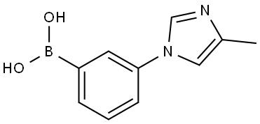 3-(4-Methylimidazol-1-yl)phenylboronic acid Struktur