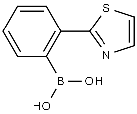 2-(Thiazol-2-yl)phenylboronic acid Struktur