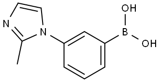 3-(2-Methylimidazol-1-yl)phenylboronic acid Struktur