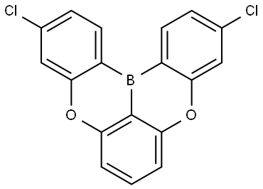 [1,4]Benzoxaborino[2,3,4-kl]phenoxaborin, 3,11-dichloro- Struktur