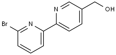 6-Bromo-5'-hydroxymethyl-2,2'-bipyridine Struktur