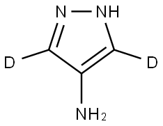 1H-pyrazol-3,5-d2-4-amine Struktur