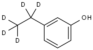 3-(ethyl-d5)phenol Struktur