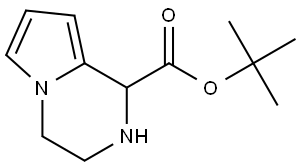 tert-butyl 1,2,3,4-tetrahydropyrrolo[1,2-a]pyrazine-1-carboxylate Struktur