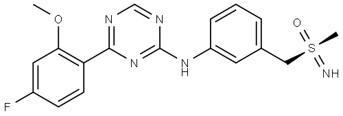 Atuveciclib S-Enantiomer Struktur