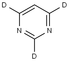 pyrimidine-2,4,6-d3 Struktur