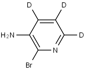 2-bromopyridin-4,5,6-d3-3-amine Struktur