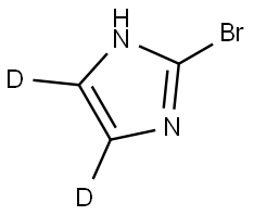 2-bromo-1H-imidazole-4,5-d2 Struktur