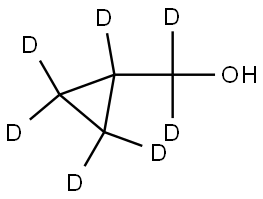 (cyclopropyl-d5)methan-d2-ol Struktur