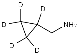 (cyclopropyl-d5)methanamine Struktur