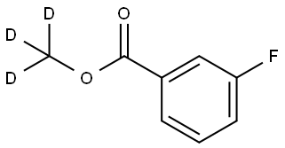 methyl-d3 3-fluorobenzoate Struktur