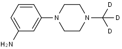 3-(4-(methyl-d3)piperazin-1-yl)aniline Struktur