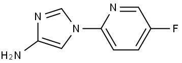 1-(5-fluoropyridin-2-yl)-1H-imidazol-4-amine Struktur