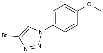 4-bromo-1-(4-methoxyphenyl)-1H-1,2,3-triazole Struktur