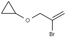 ((2-bromoallyl)oxy)cyclopropane Struktur