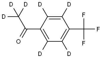 methyl-d3 4-(trifluoromethyl)benzoate-2,3,5,6-d4 Struktur