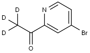 1-(4-bromopyridin-2-yl)ethan-1-one-2,2,2-d3 Struktur