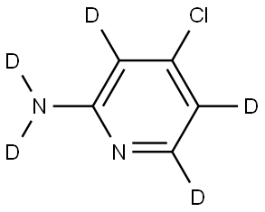 4-chloropyridin-3,5,6-d3-2-amine-d2 Struktur