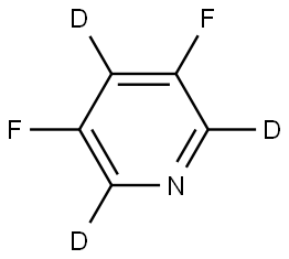 3,5-difluoropyridine-2,4,6-d3 Struktur